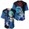 Vegeta Blue Baseball Jersey Dragon Ball Z Baseball Jersey Anime Baseball Jersey