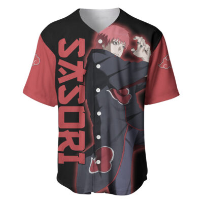Akatsuki Sasori Baseball Jersey Naruto Baseball Jersey Anime Baseball Jersey