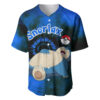 Tie Dye Style Snorlax Baseball Jersey Pokemon Baseball Jersey Anime Baseball Jersey