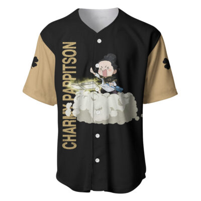 Black Bull Charmy Baseball Jersey Black Clover Baseball Jersey Anime Baseball Jersey