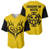 Trafalgar Law Surgeon of Death Baseball Jersey One Piece Baseball Jersey Anime Baseball Jersey