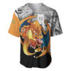 Mix Manga Charizard Baseball Jersey Pokemon Baseball Jersey Anime Baseball Jersey