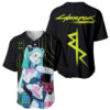 Cyberpunk Rebecca Baseball Jersey Cyberpunk: Edgerunners Baseball Jersey Anime Baseball Jersey