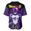 Black Frieza Baseball Jersey Dragon Ball Z Baseball Jersey Anime Baseball Jersey