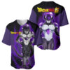 Black Frieza Baseball Jersey Dragon Ball Z Baseball Jersey Anime Baseball Jersey