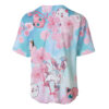 Fairy Type With Sakura Pattern Baseball Jersey Pokemon Baseball Jersey Anime Baseball Jersey