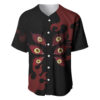 Kokuboshi Crimson Moon Baseball Jersey Demon Slayer Baseball Jersey Anime Baseball Jersey