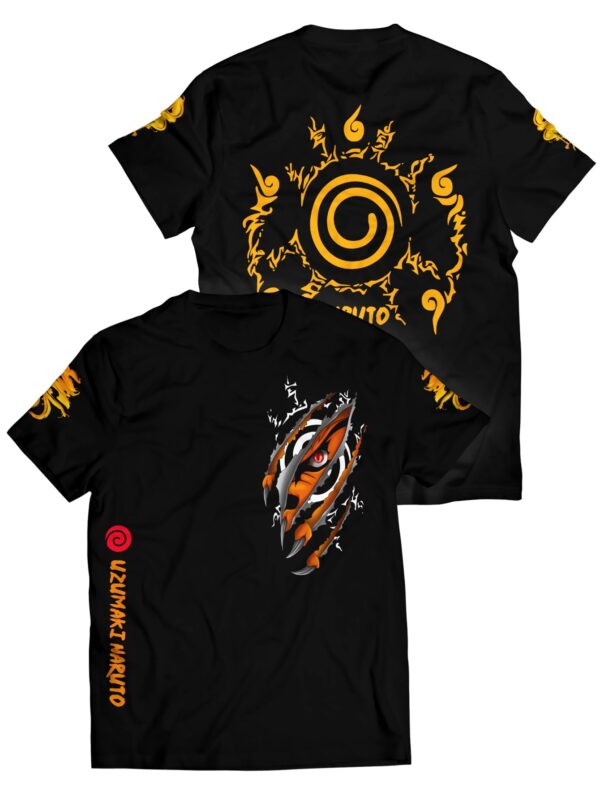 Uzumaki Demon Fox Naruto Anime Unisex T-Shirt