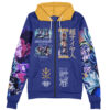 Vegeta V4 Dragon Ball Streetwear Otaku Cosplay Anime Zip Hoodie