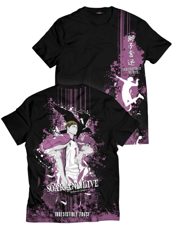 Wakatoshi Spirit Haikyu!! Anime Unisex T-Shirt
