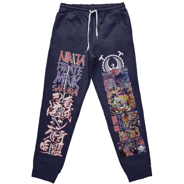 Wano Kuni One Piece Streetwear Otaku Cosplay Anime Sweatpants