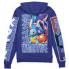 Water Type Pokemon Streetwear Otaku Cosplay Anime Zip Hoodie