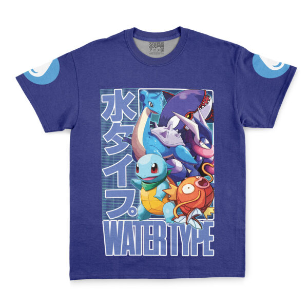 Hooktab Water Type Pokemon Shirt Streetwear Anime T-Shirt