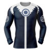 Hooktab Waterbenders Avatar Long Sleeve Rash Guard Compression Shirt Cosplay Anime Gym Shirt