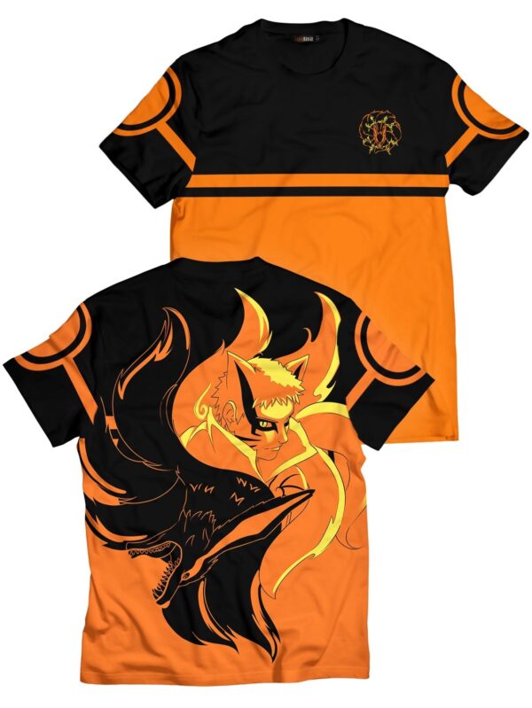Yin Yang Naruto Kurama Unisex T-Shirt