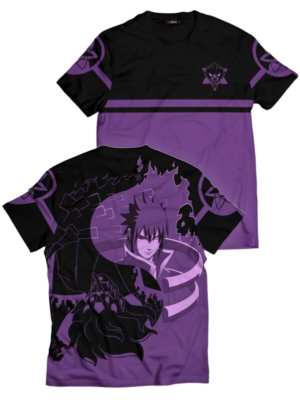 Yin Yang Sasuke Susanoo Naruto Anime Unisex T-Shirt