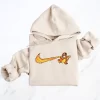 Cartoon pattern casual hoodie