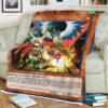 Droll & Lock Bird Custom Pokemon Blanket