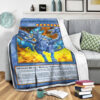 Cerulean Sacred Phoenix Of Nephthys Custom Pokemon Blanket