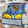 Cerulean Sacred Phoenix Of Nephthys Custom Pokemon Blanket