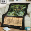 Game MTG Catacomb Dragon Custom Pokemon Blanket