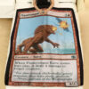 Game MTG Flametongue Kavu Custom Pokemon Blanket