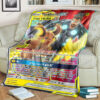 Anime Th & Raichu Tag Team Custom Pokemon Blanket