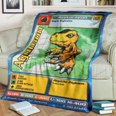 Agumon Custom Pokemon Blanket
