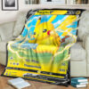 Anime Pikachu V Fusion Strikes Custom Pokemon Blanket