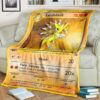 Anime Sandslash Fossil Custom Pokemon Blanket