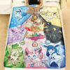 Anime Eevee Evolution Custom Pokemon Blanket