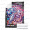 Anime Mewtwo V Union Custom Pokemon Blanket