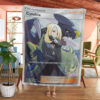 Anime Cynthia Trainer Custom Pokemon Blanket