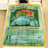 Anime Damon's Venusaur First Edition Custom Pokemon Blanket