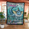 Anime Card Card Vaporeon Hybrid Vmax Stain Glass Custom Pokemon Blanket