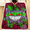 Anime Custom Gengar Art Pokemon Blanket