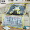 Anime Snorlax Custom Pokemon Blanket