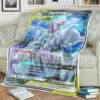 Anime MewTwo And Mew Custom Pokemon Blanket