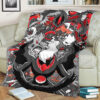 Anime Dark Pattern 2 Darkrai Custom Pokemon Blanket