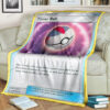 Anime Timer Ball Trainer Custom Pokemon Blanket