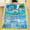 Anime Squirtle Custom Pokemon Blanket