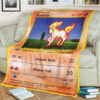 Anime Ponyta Custom Pokemon Blanket