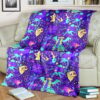 Anime Ghost Seamless Pattern Custom Pokemon Blanket