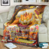 Anime Landorus-EX Boundaries Crossed Custom Pokemon Blanket