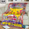 Anime Shogakukan Custom Pokemon Blanket