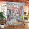 Anime Pokémon Center Lady Trainer Custom Pokemon Blanket