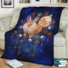 Anime Galaxy Eevee Custom Pokemon Blanket