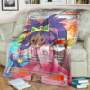 Anime Iris Trainer Custom Pokemon Blanket