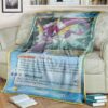 Anime Vaporeon Gold Star Custom Pokemon Blanket