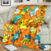 Anime Electric Custom Pokemon Blanket